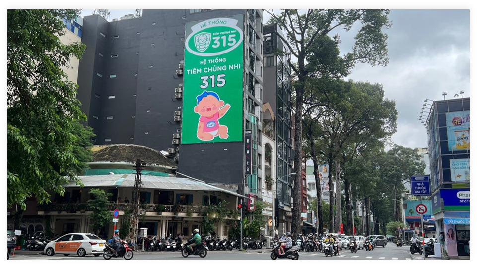 Billboard Ngã 4 Bùi Thị Xuân – Tôn Thất Tùng, Bến Thành, Quận 1