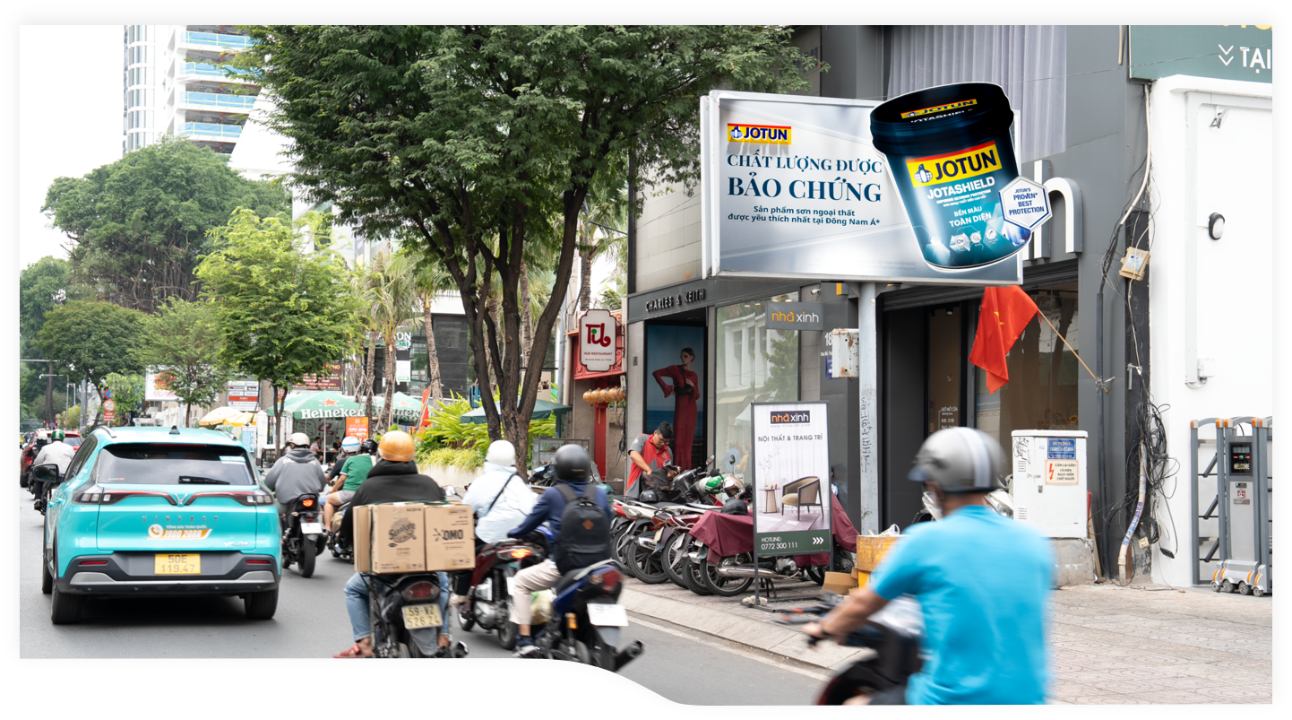Billboard Hộp đèn Đường Hai Bà Trưng, Quận 1 (6 Trụ)