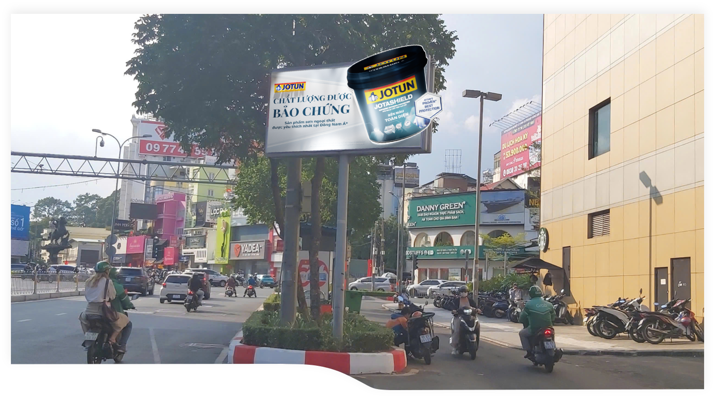 Billboard Đường Nguyễn Thị Nghĩa, Quận 1 (2 Trụ)