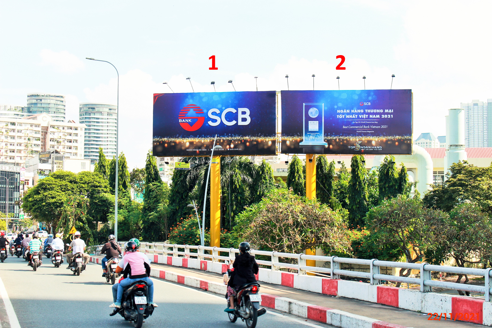 Billboard Chân cầu Nguyễn Hữu Cảnh (bảng số 1)