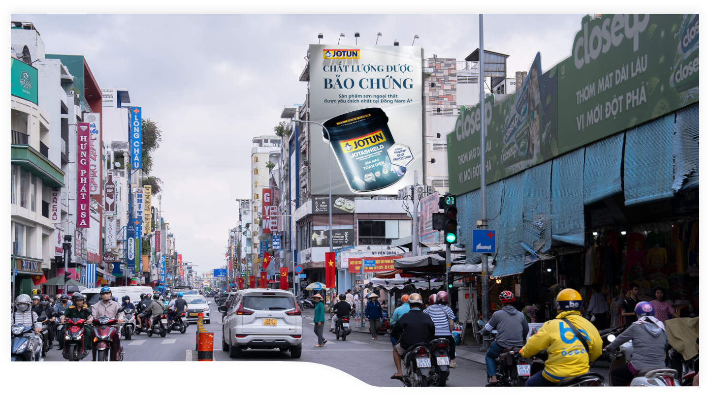 Billboard 344 Hai Bà Trưng, Phường Tân Định, Quận 1