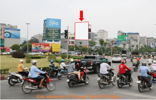 Bảng quảng cáo ngoài trời vòng xoay La Khê, quận Hà Đông, Hà Nội