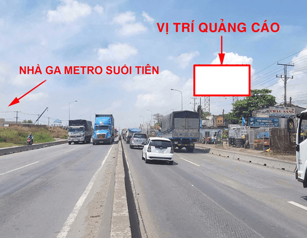 Bảng quảng cáo ngoài trời Xa Lộ Hà Nội, quận 9, Hồ Chí Minh