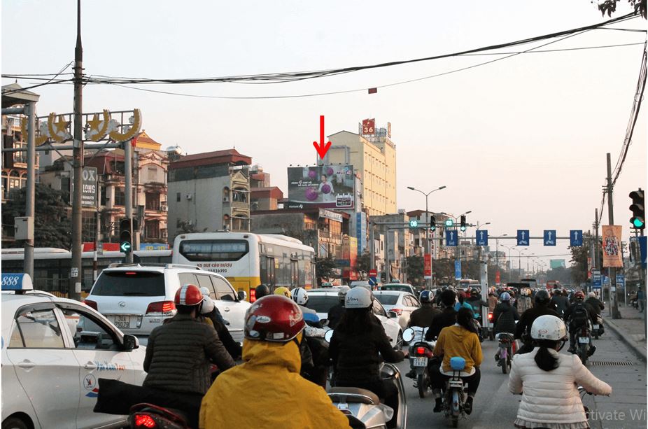 Bảng quảng cáo ngoài trời ngã 3 Giải Phóng – Trương Định, quận Hoàng Mai, Hà Nội