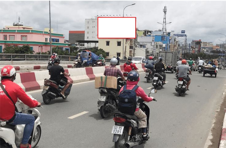 Bảng quảng cáo ngoài trời Cầu Chợ Cầu, quận 12, Hồ Chí Minh