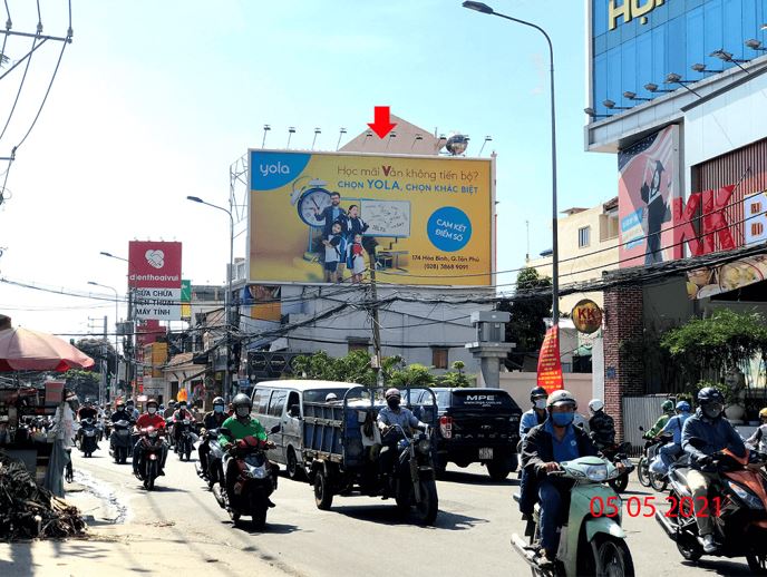 Bảng quảng cáo ngoài trời 43a Hòa Bình, quận Tân Phú, Hồ Chí Minh