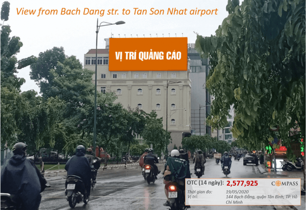 Bảng quảng cáo ngoài trời 144 Bạch Đằng, quận Tân Bình, Hồ Chí Minh
