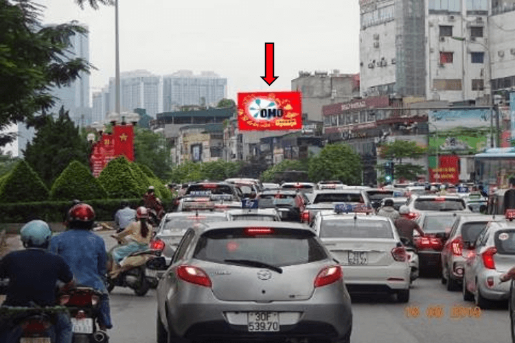 Bảng quảng cáo ngoài trời 22 Ô Chợ Dừa, ngã 7 Xã Đàn, quận Đống Đa, Hà Nội