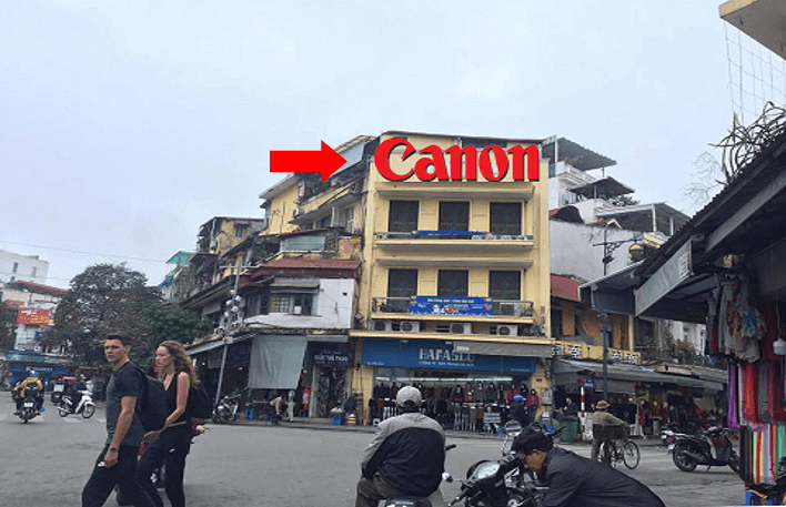 Bảng quảng cáo ngoài trời 102 Hàng Đào, quận Hoàn Kiếm, Hà Nội