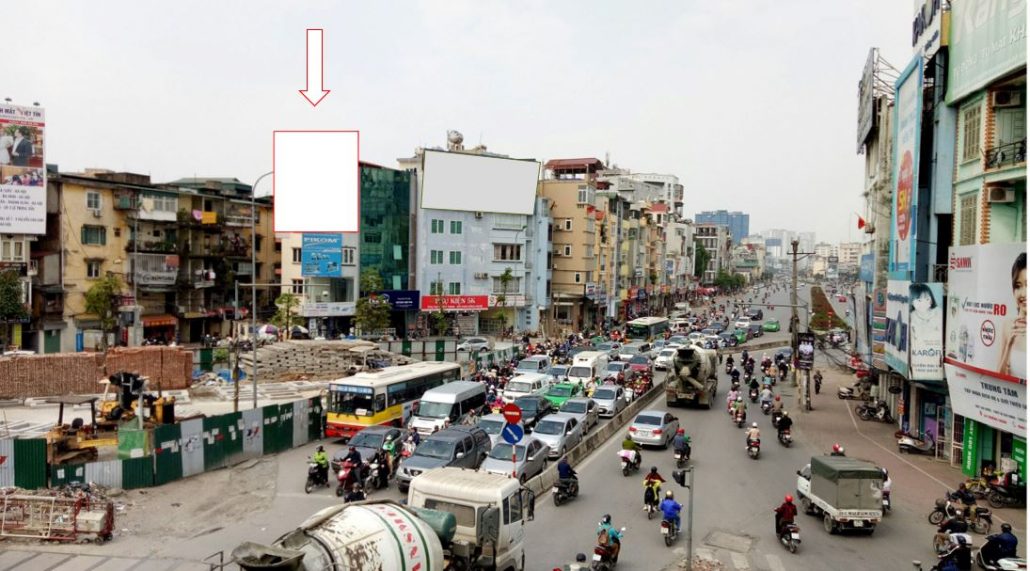 Bảng quảng cáo ngoài trời tuyến đường vành đai 2 Ngã tư Vọng, quận Thanh Xuân, Hà Nội