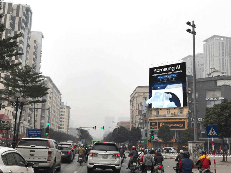 Bảng quảng cáo ngoài trời 203 Trung Kính – Yên Hoà, Cầu Giấy, Hà Nội