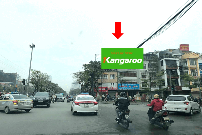 Bảng quảng cáo ngoài trời ngã tư Kim Ngưu, quận Hai Bà Trưng, Hà Nội