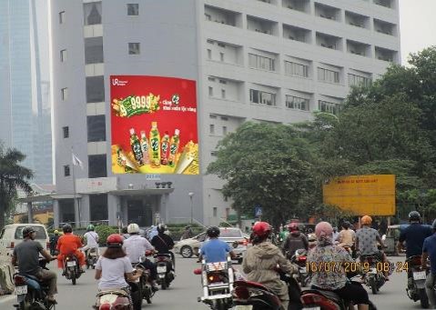 Bảng quảng cáo ngoài trời Mặt Tiền Tòa Nhà V-tower, quận Ba Đình, Hà Nội