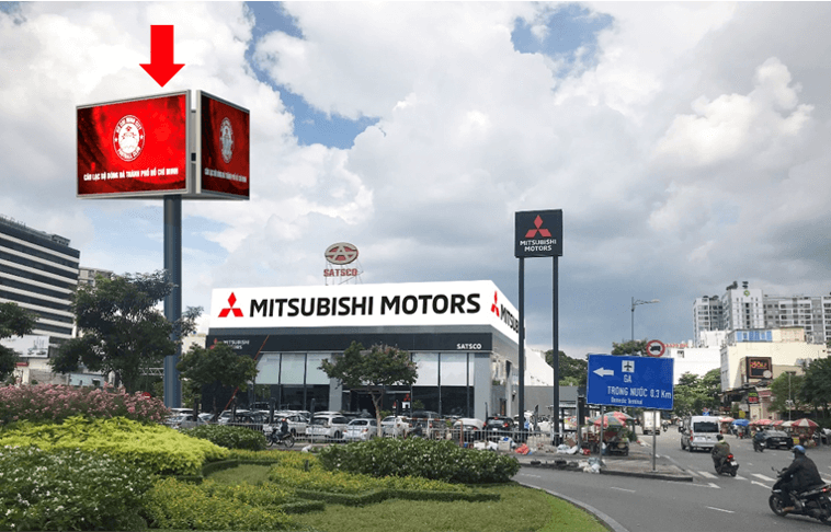 Bảng quảng cáo ngoài trời 1A Hồng Hà, quận Tân Bình, Hồ Chí Minh