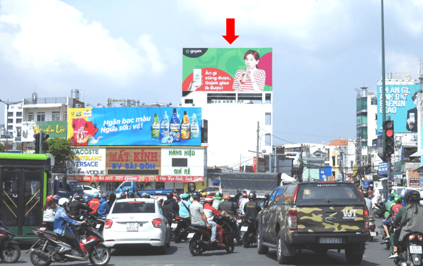 Bảng quảng cáo ngoài trời 589 Lê Quang Định, phường 1, quận Gò Vấp, Hồ Chí Minh