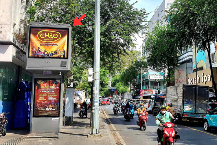 Bảng quảng cáo trụ hộp đèn E-tower 8 mặt tại Đối diện 74 Hai Bà Trưng, Phường Sài Gòn, Thành phố Hồ Chí Minh (Walker Whisky Boutique)
