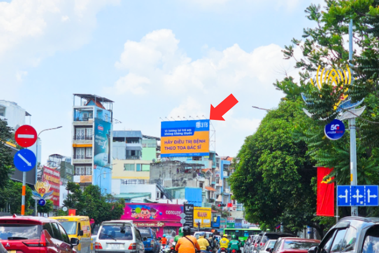 1 biển quảng cáo Pano ốp tường ngang tại 202 Thành Thái, Hòa Hưng, Thành phố Hồ Chí Minh (Ngã tư Thành Thái - Tô Hiến Thành)