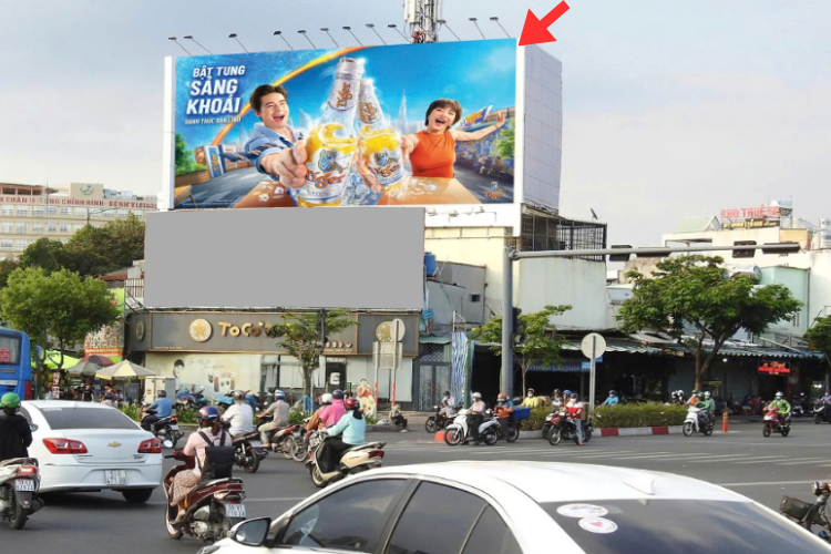 1 bảng quảng cáo treo tường tại 2A Nguyễn Thái Sơn, Phường Hạnh Thông, TP. Hồ Chí Minh