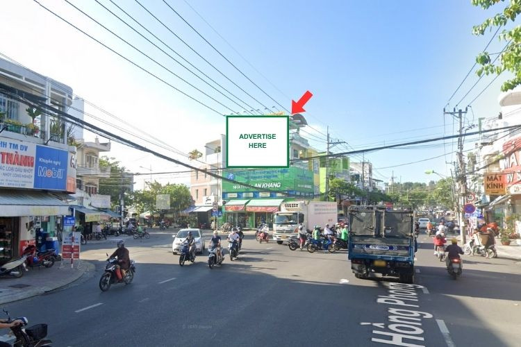 1 mặt bảng quảng cáo treo tường tại Lê Phòng Phong - đường 13, phường Nha Trang, Khánh Hoà.