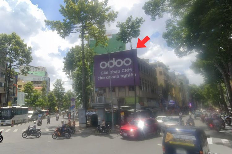 1 bảng quảng cáo ốp tường tại 391 Trần Phú, Phường An Đông, Tp. Hồ Chí Minh