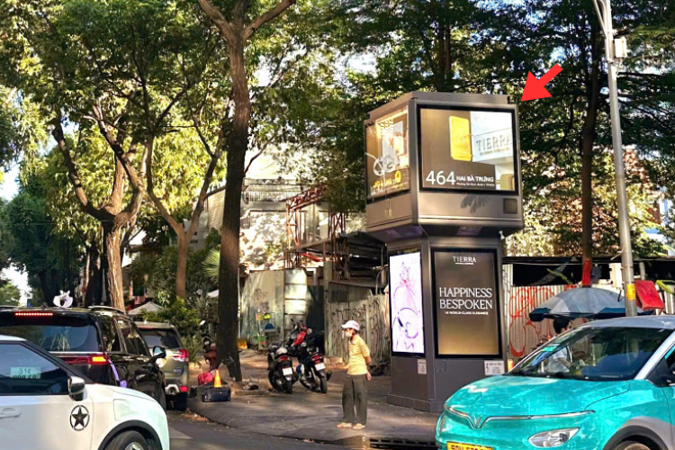 Bảng quảng cáo trụ hộp đèn E-tower 8 mặt tại Giao giữa Huỳnh Thúc Kháng - Hồ Tùng Mậu, Phường Sài Gòn, Thành phố Hồ Chí Minh (Trà sữa CoCo)