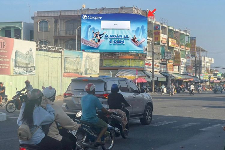 1 bảng quảng cáo ốp tường tại 97 Lý Thường Kiệt, Phường Cao Lãnh, Đồng Tháp